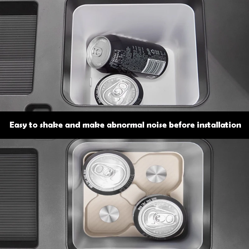 ل BYD ليوبارد 7 2025 2026 حامل كأس الثلاجة بطانة حماية من السيليكون الثلاجة الحد وسادة تعديل أجزاء