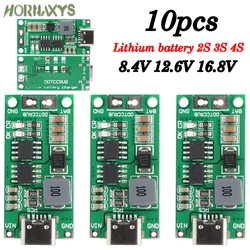 TypeC Multi-Cell 2S 3S 4S To 8.4V 12.6V 16.8V Step-Up Boost LiPo Polymer Li-Ion Charger 7.4V 11.1V 14.8V 18650 Lithium Battery