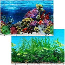 30 X42cm Background Adhesive Decal Wall Sticker Paper Fish Tank Decorate Aquarium Wallpaper The Sea Tanks