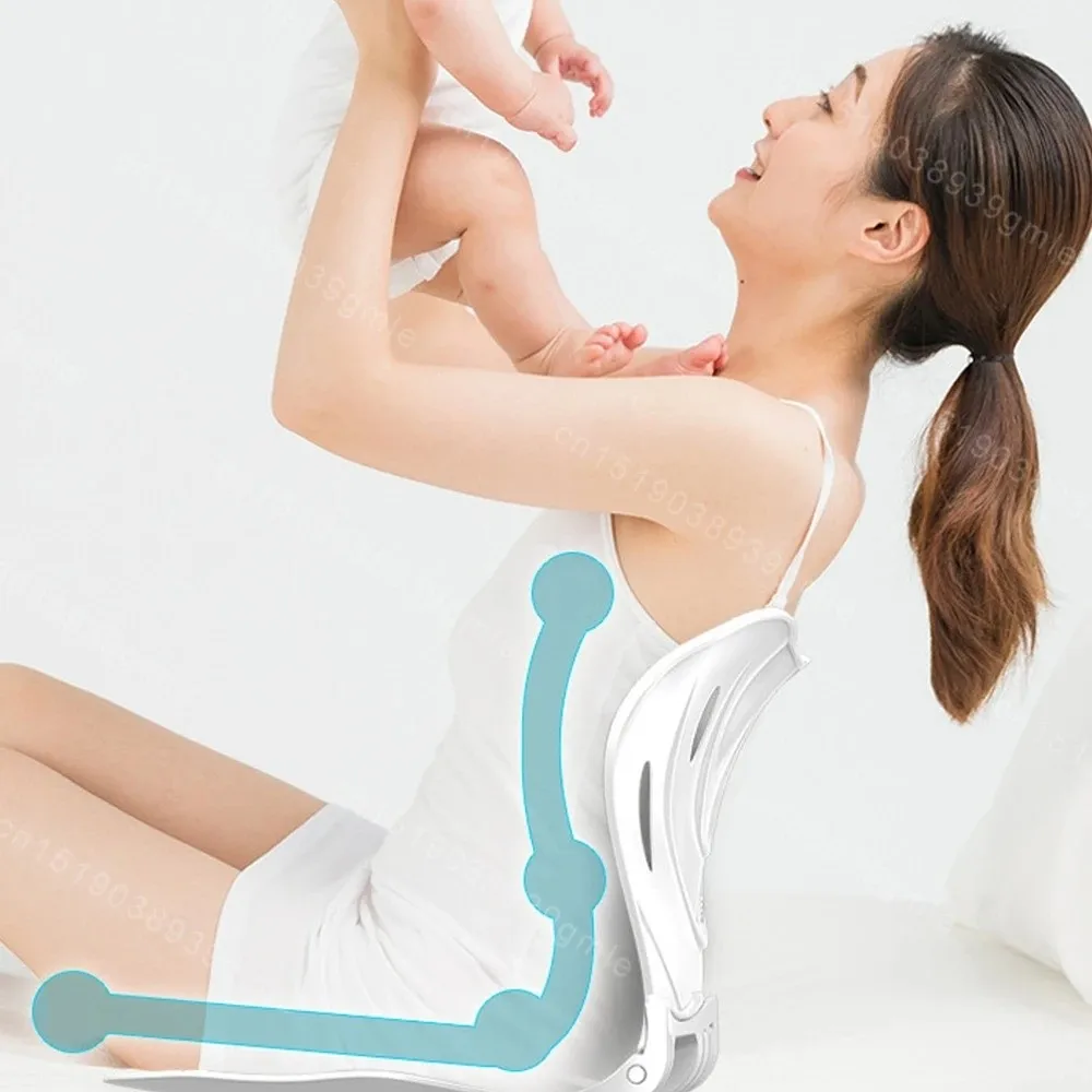 Foldable Back Support Cushion Soft Breathable Chair Waist Cushion Lightweight Adjustable Posture Correction Cushion