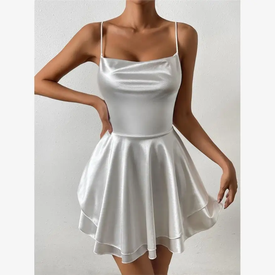 

Юбка-трапеция из полиэстера с поясом, утягивающая талию, для стройного силуэта, весна...