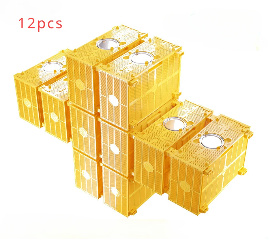 12pcs Foldable Transport Hive Cage Beekeeping Tools for Long Distance Transport Can Be Joined Together