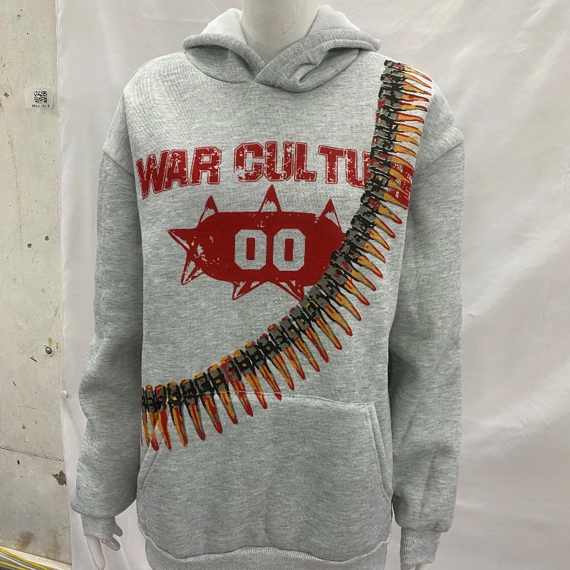 Bluza z kapturem Y2K Jesień Europejsko-Amerykańska Uliczna Retro z Nadrukiem Liter Męska Damska Modna Luźna Casualowa