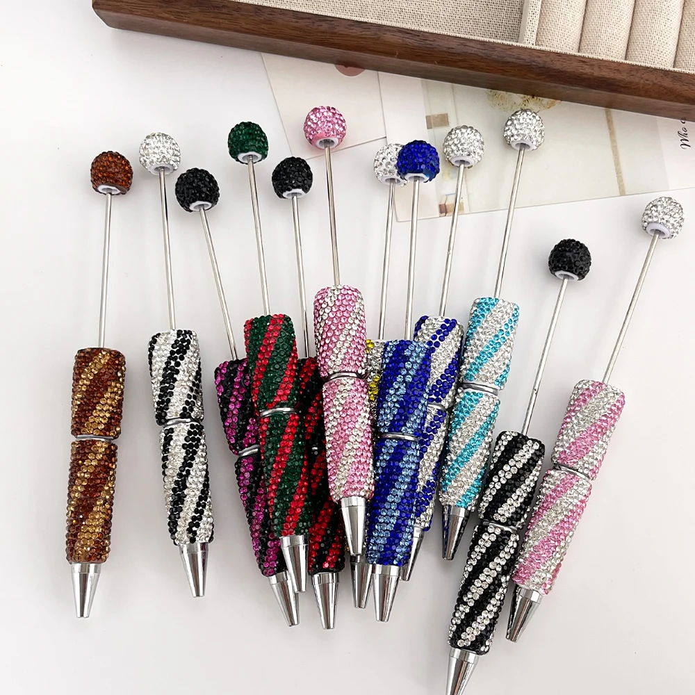 

Сердечный дизайн 20 шт. 16*150 мм DIY ювелирные изделия/пластиковые ручки со стразами/аксессуары для ручек из бисера/ручная работа/фурнитура для ручек из бисера # 19398