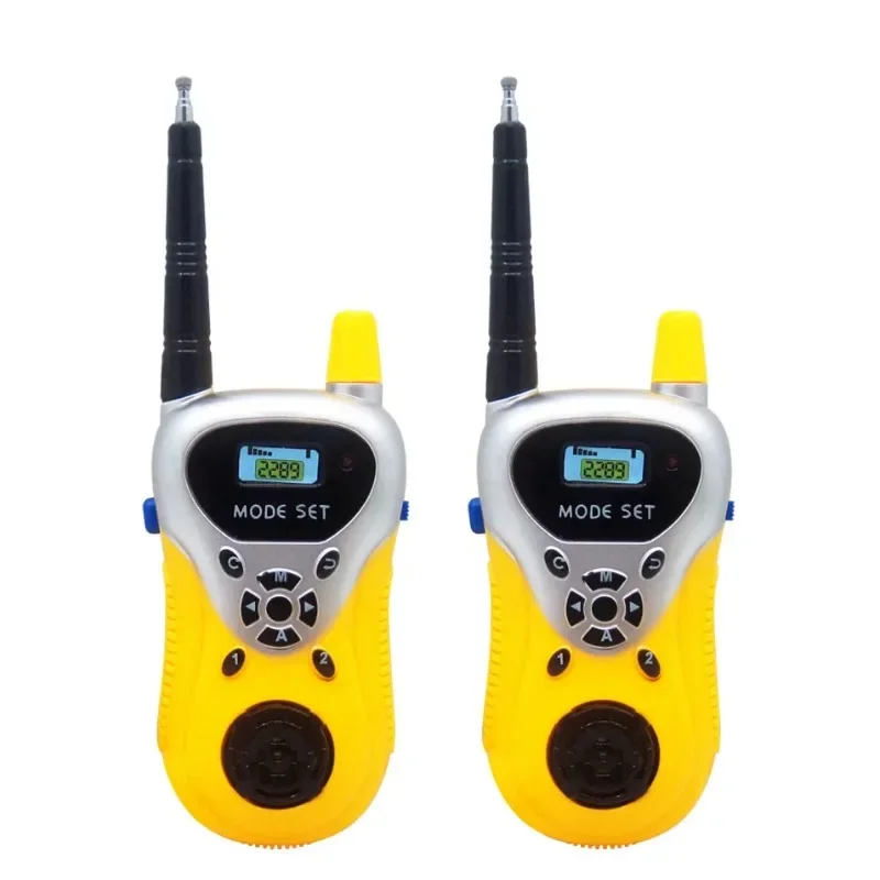 Kids Walkie Talkie 2PCS Celular Handheld Transceiver Highlight Phone Radio Interphone 2KM Mini Toys Talkie Walkie Gifts Boy Girl