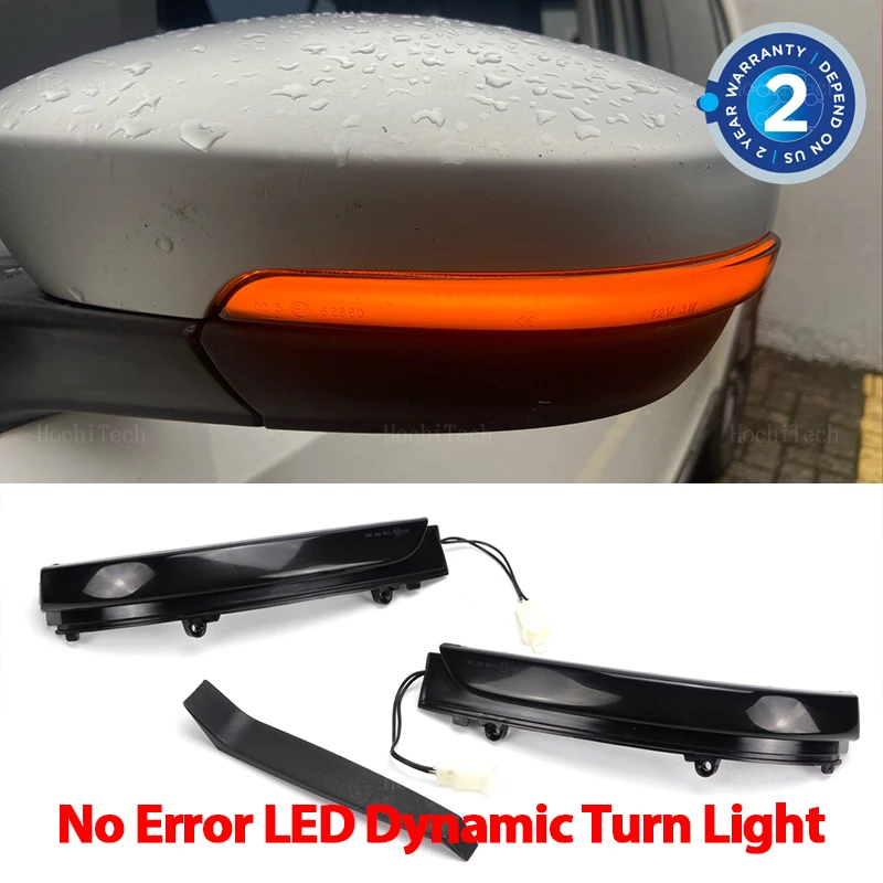 Dynamic LED Turn Signal Lights Rearview Mirror Indicator Blinker Repeater For VW GOL Saveiro Voyage FOX UP