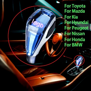 Manopla de câmbio universal de cristal, alavanca de handebol para honda/toyota/mazda/nissan/citroen/lexus/kia/mitsubishi/hyundai/bmw