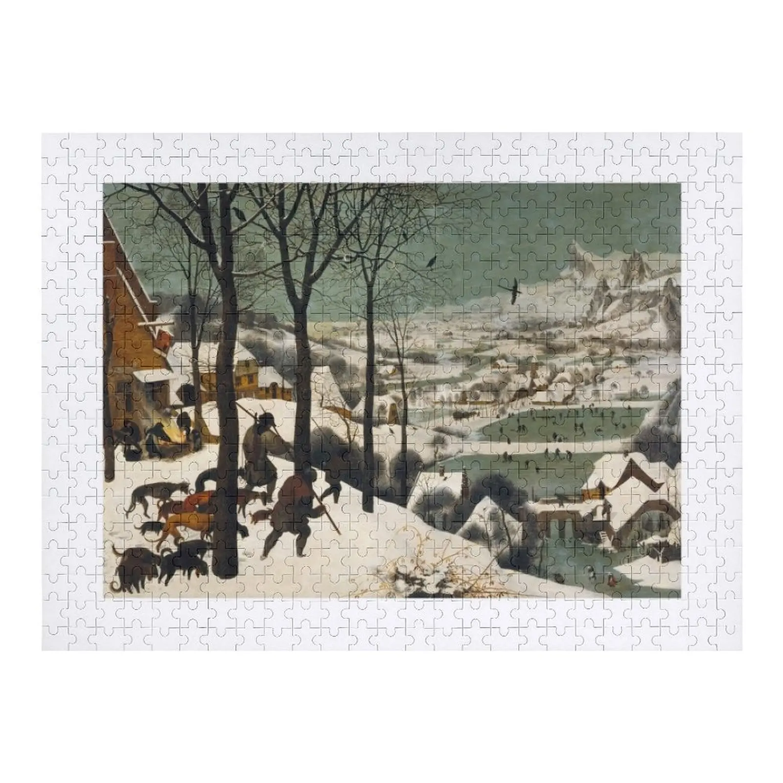 

Pieter Bruegel The Elder - The Return of the Hunters Jigsaw Puzzle Anime Wooden Decor Paintings Puzzle