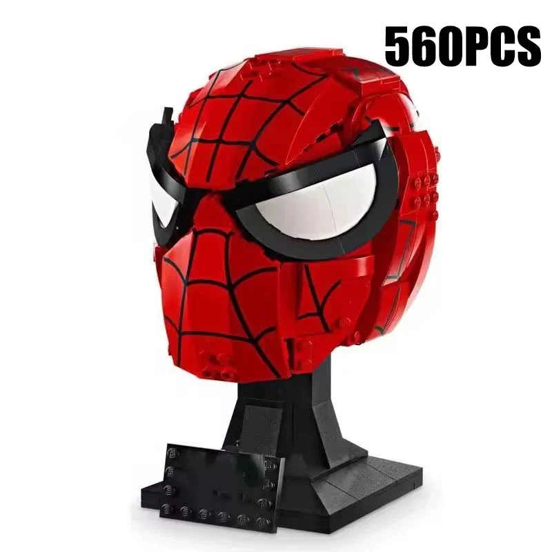 Bloques de construcción de Disney Stitch Angel Spider-Man Venom dibujos animados lindos juguetes de montaje para niños movilidad de la oreja juguete de regalo de cumpleaños para niña y niño