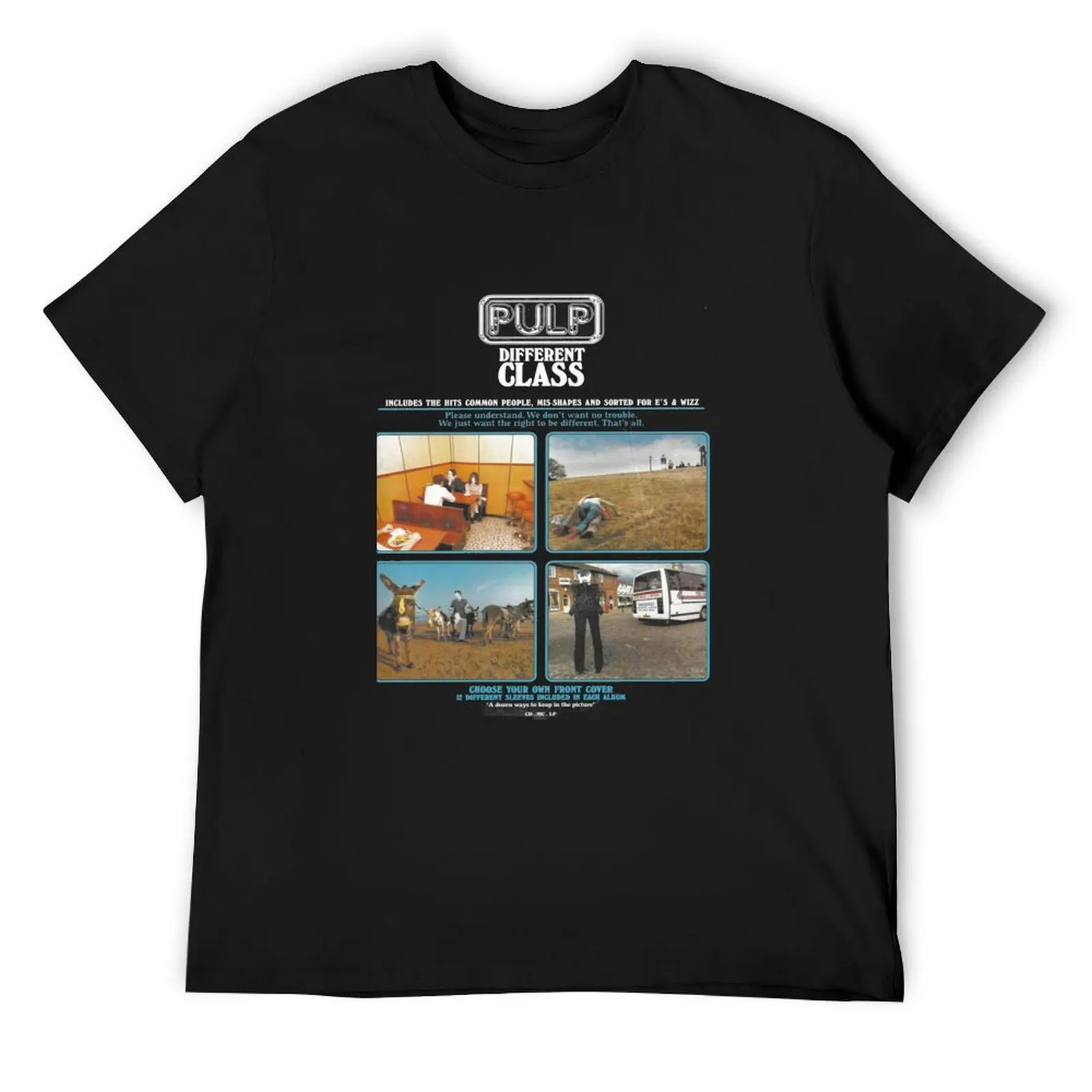 

Pulp T-Shirt plus size tops cotton graphic tees hippie clothes sweat black t shirts for men