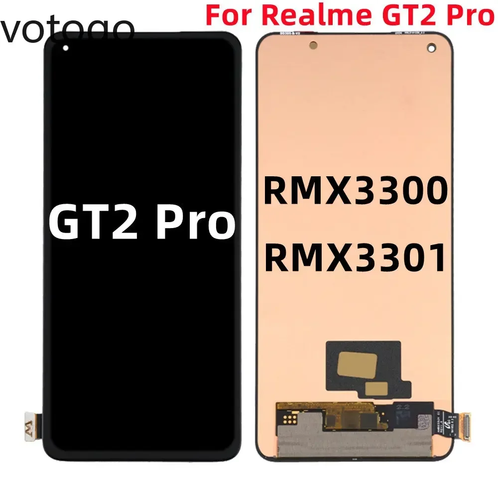 GT2pro LCD Original / TFT For Realme GT2 Pro LCD Display Screen Touch Digitizer Assembly RMX3300 RMX3301 Replacement