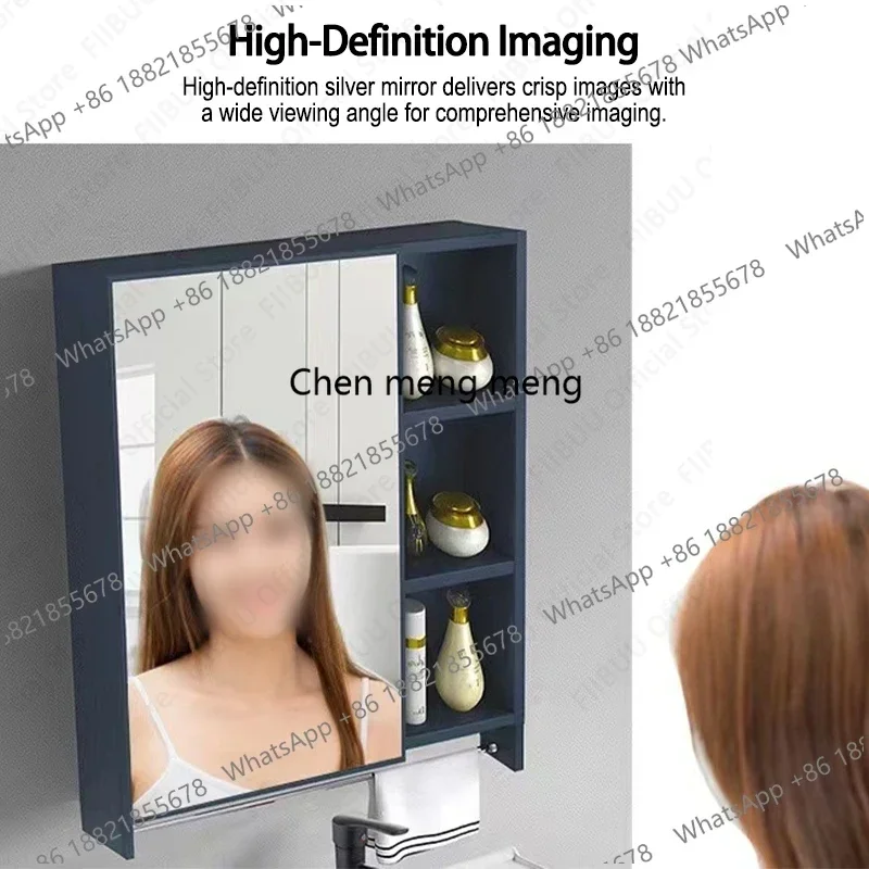 03 Floor Standing Bathroom Vanity Cabinet with Ceramic Sink Basin Mirror Cabinet Faucet Set Storage Cabinet Combo for Bathroom S view 5