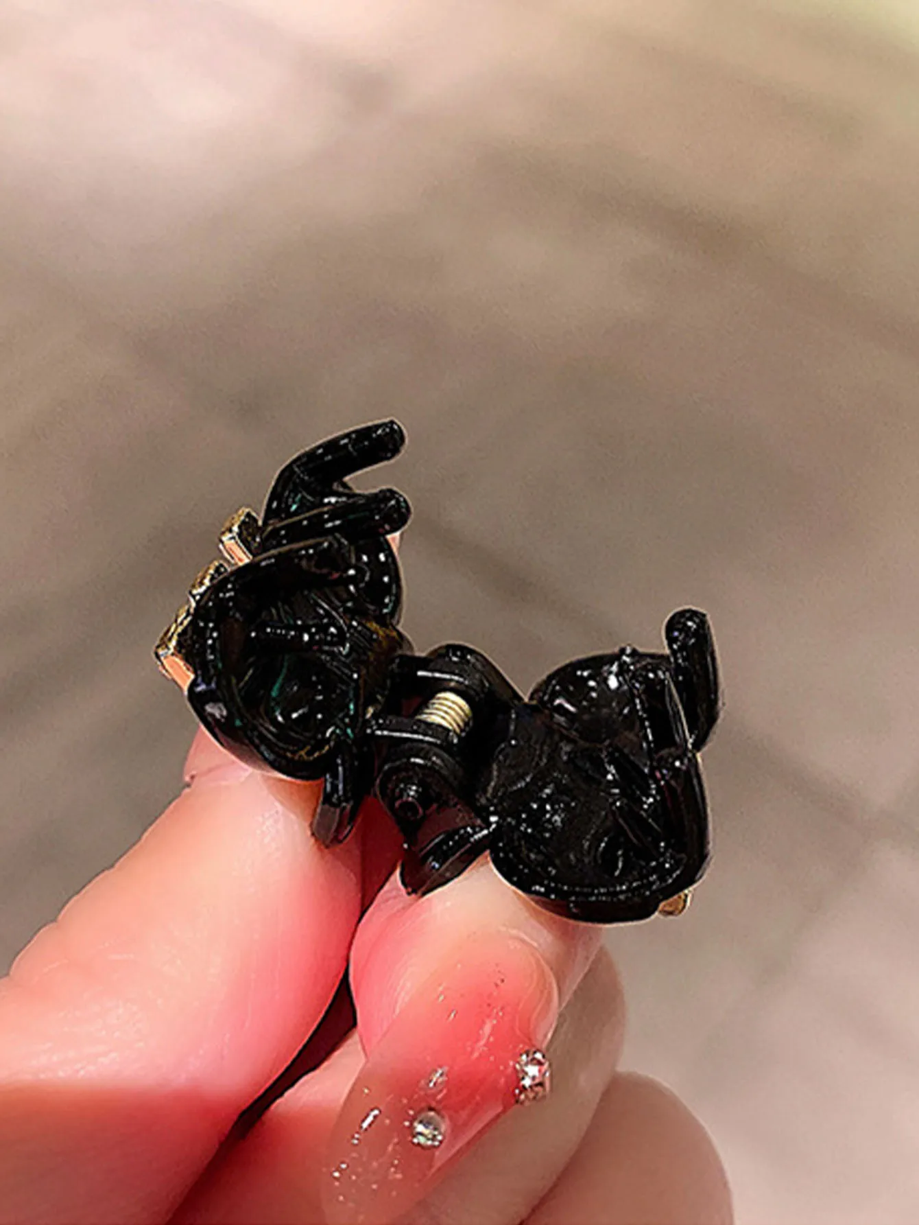 Neue Acryl Strass Pony Seite Haar Clip Stirn Clip Glänzenden Kopfschmuck Haar Clip Greifen Frauen Mädchen Haar Stil Zubehör – Detail 11