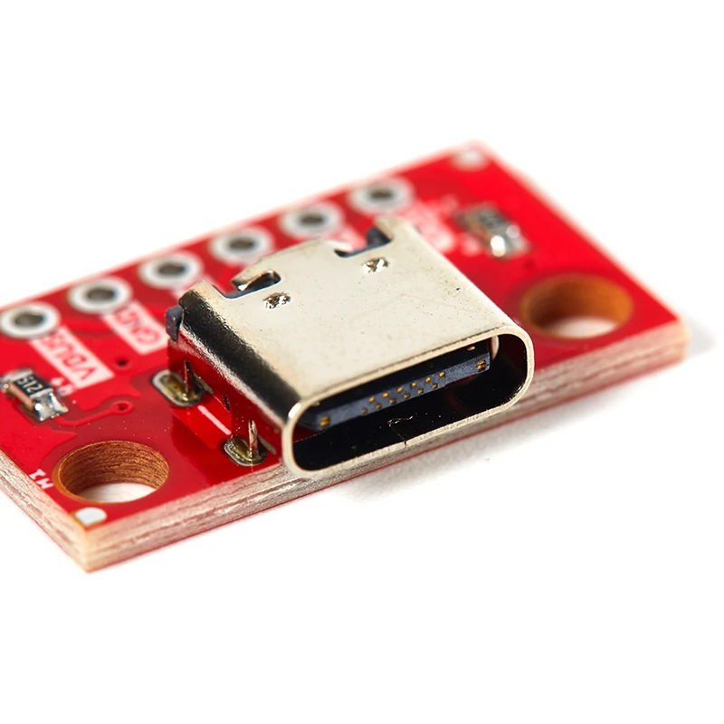 1Pc USB 3.1 Type C Connector 16 Pins Female Socket Receptacle Adapter to Solder Wire Cable 16 Pins Support PCB Board