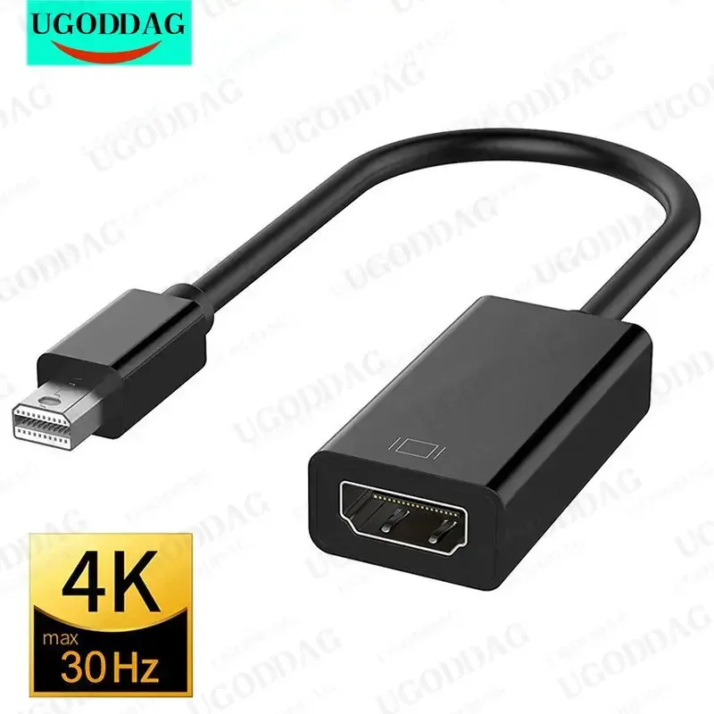 Mini Displayport To HDMI-Compatible 4k 1080P Cable Projector TV Projetor DP Display Port 1.4 For Mac Mini Apple Macbook Air Pro