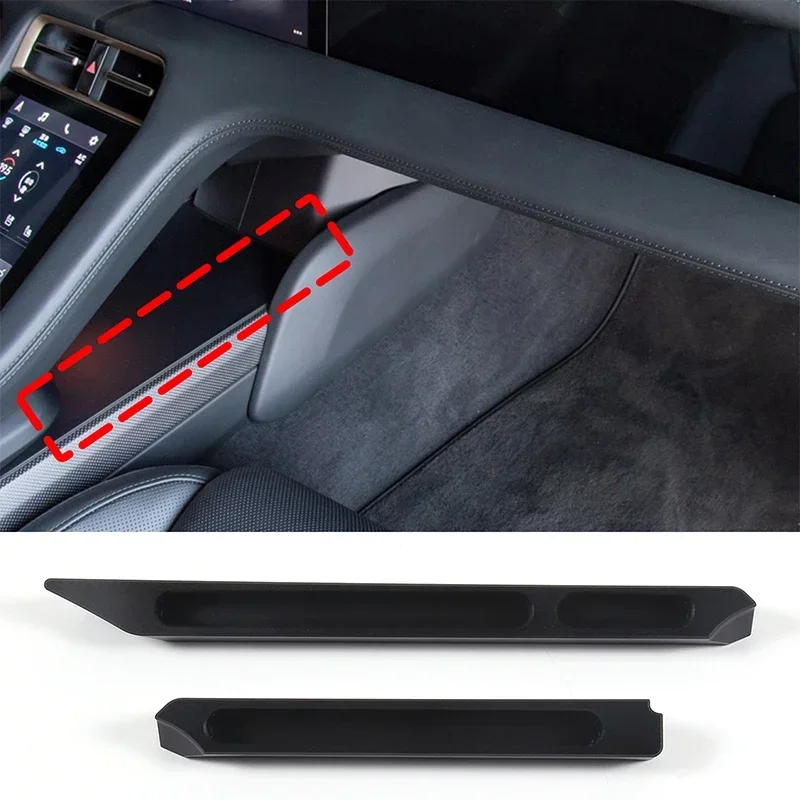 

For Porsche Taycan 2019 2020 2021 2022 Aluminum Alloy Car Center Console Storage Modification Car Accessories