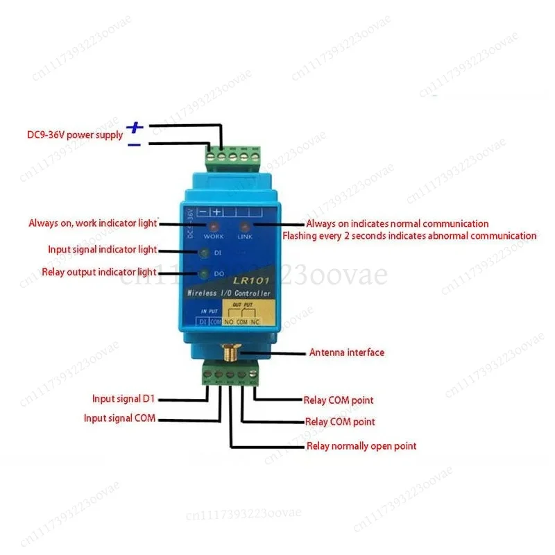 df Wireless Switch‑Quantity Transmission Module Relay Output Remote Control Water Pump Float Control Switch Spare Part