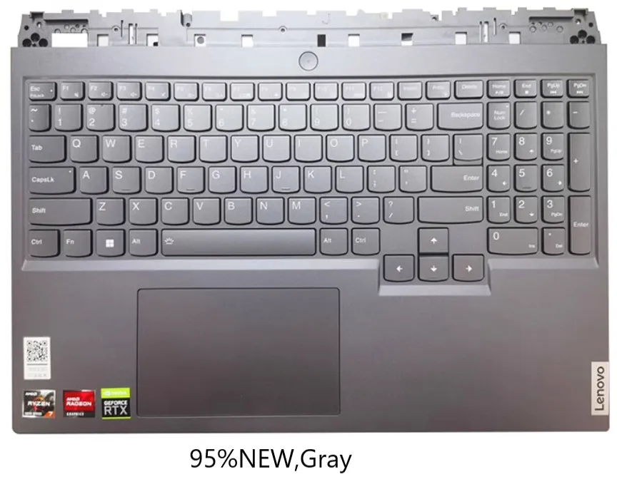 95%New/org For Lenovo Y9000P R9000P Legion 5 Pro IAH7H 2022 Palmrest US keyboard Upper Cover Touchpad Backligt