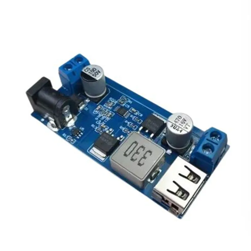 1pcs - 50pcs DC 5A Step-down Power Supply Module 24v / 12V Wide Voltage 9-36V to 5V Power Converter XY-3606