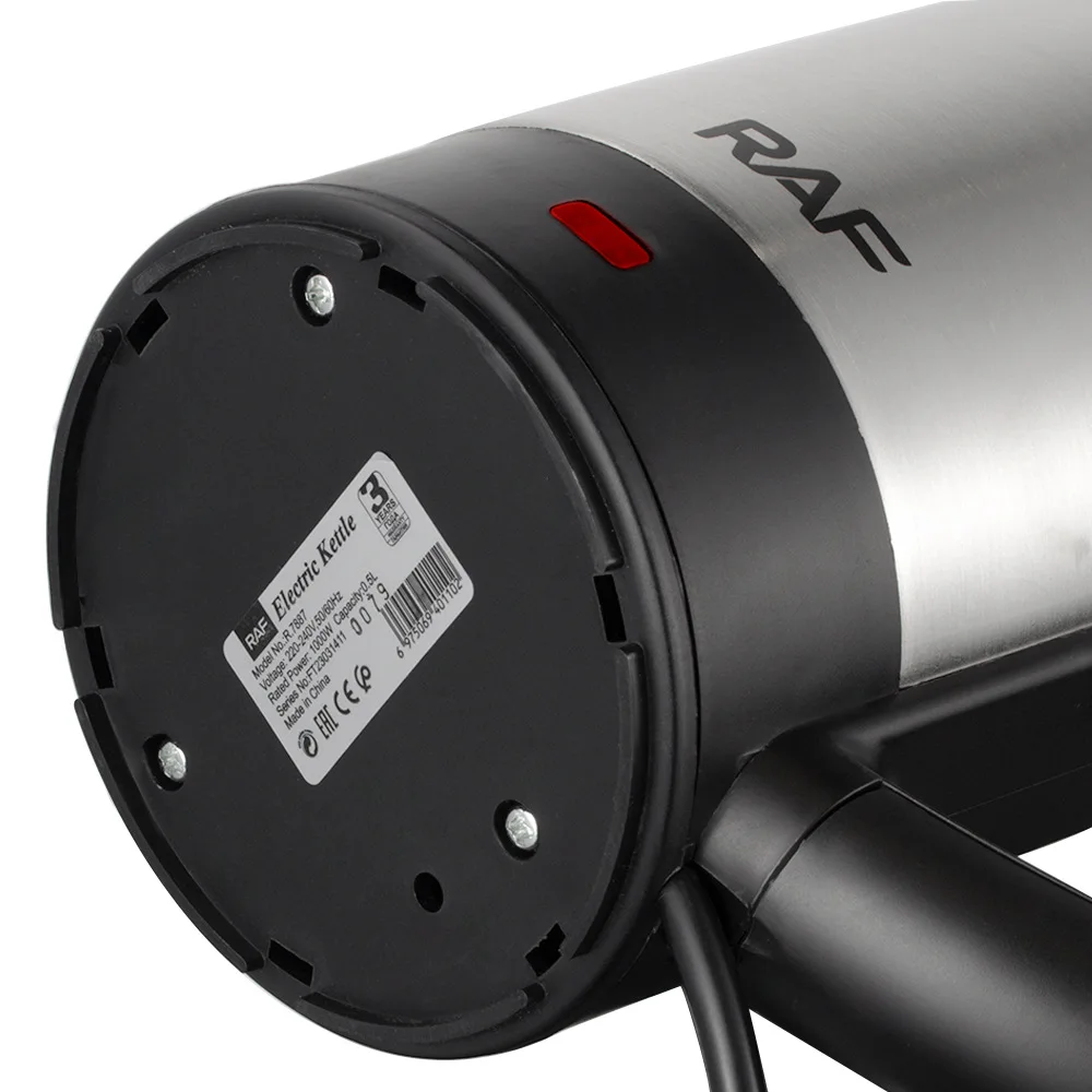 Czajnik elektryczny ze stali nierdzewnej 1000W, bojler do wody 0,5L, podgrzewacz wody z automatycznym wyłączaniem, czajnik do wody z ochroną przed włączeniem bez wody i wykochaniem.