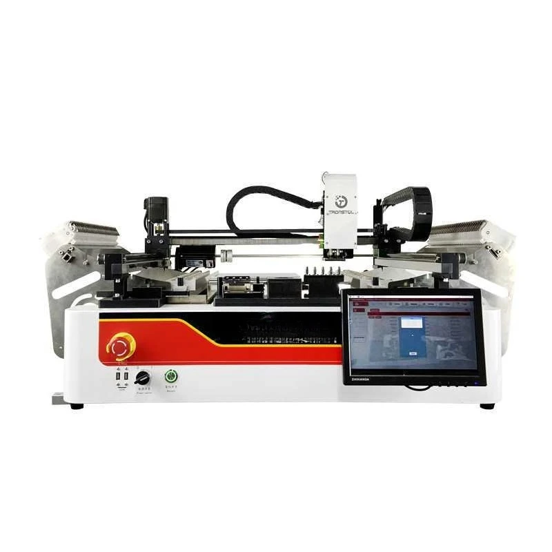 Automatic SMT small desktop placement machine Domestic high-speed visual LEDpcb two double heads
