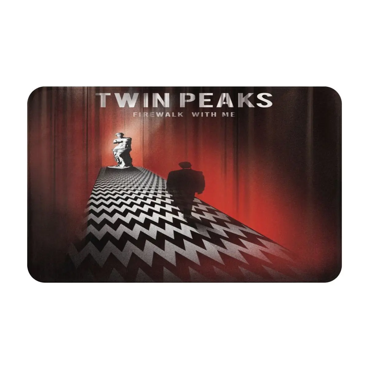 

Twin Peaks Art Inspired Bath Mat Carpet Door Mat 50x80cm Toilet Mat Kitchen Rugs Beach Mat