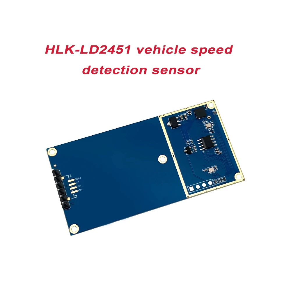 Free Ship 1T2R 24G Motor Vehicle Speed and Distance and Angel Detection Sensor Module HLK-LD2451 100m/ 120Km/s