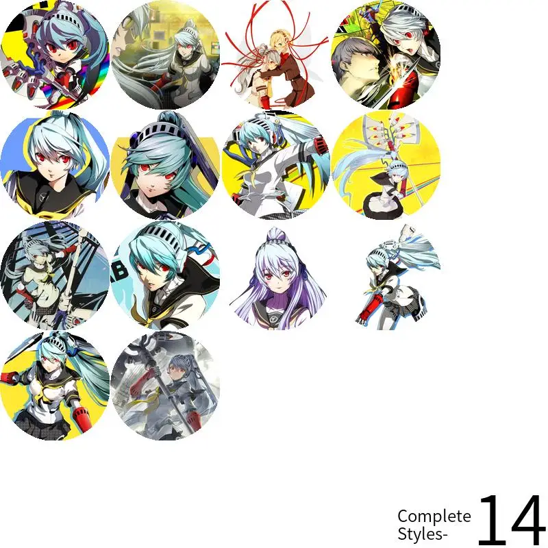 Labrys Game Anime Character Soft Button Badge Brooch anchor Peripherals Pin Cosplay Cartoon Decoration Hat Commemorative Fashion