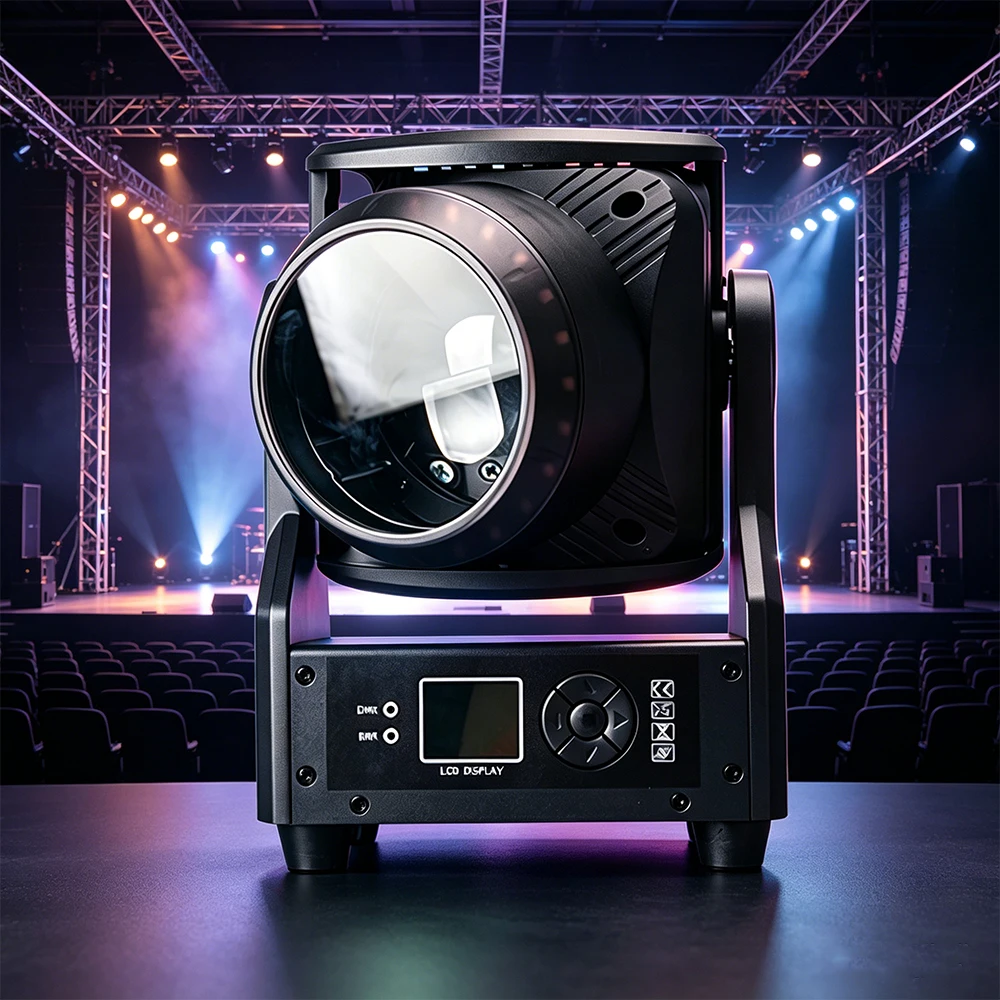 

142W Beam Wash Moving Head Light with Aperture RGB Ring Circle LED Disco Effect DJ Lighting for Concert Party Show