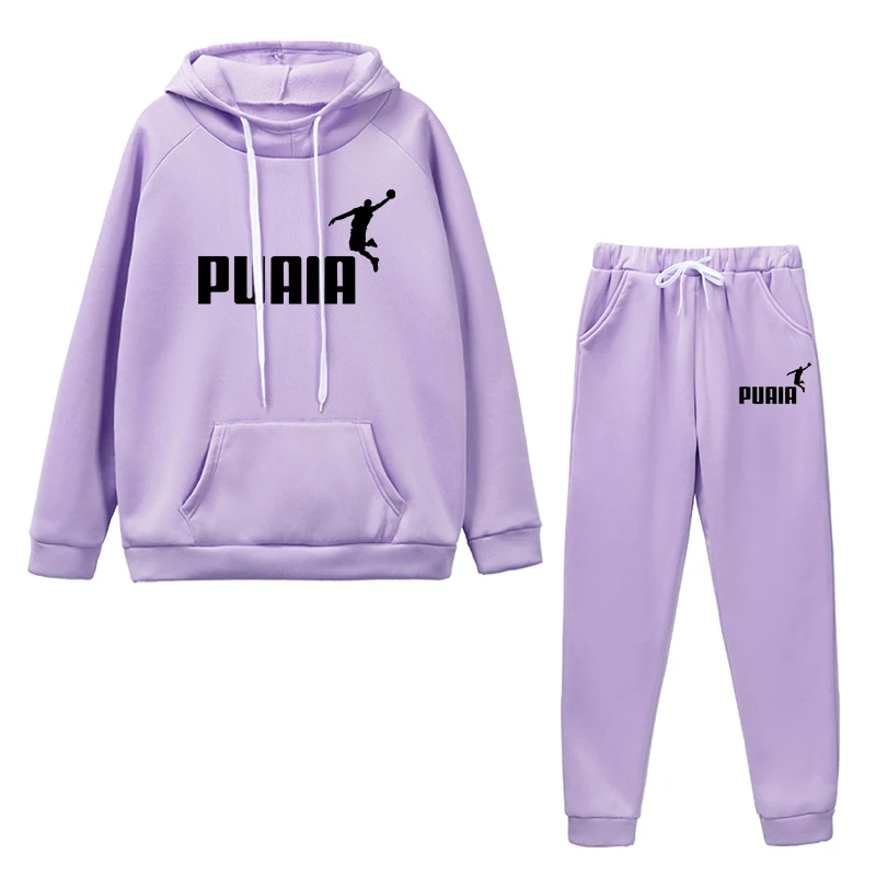 Jogging Woman Sweatshirts Hoodie Fashion High Quality Daily Casual Set Printing Suit Pant Sets Sports Women\'s Tracksuit Clothing