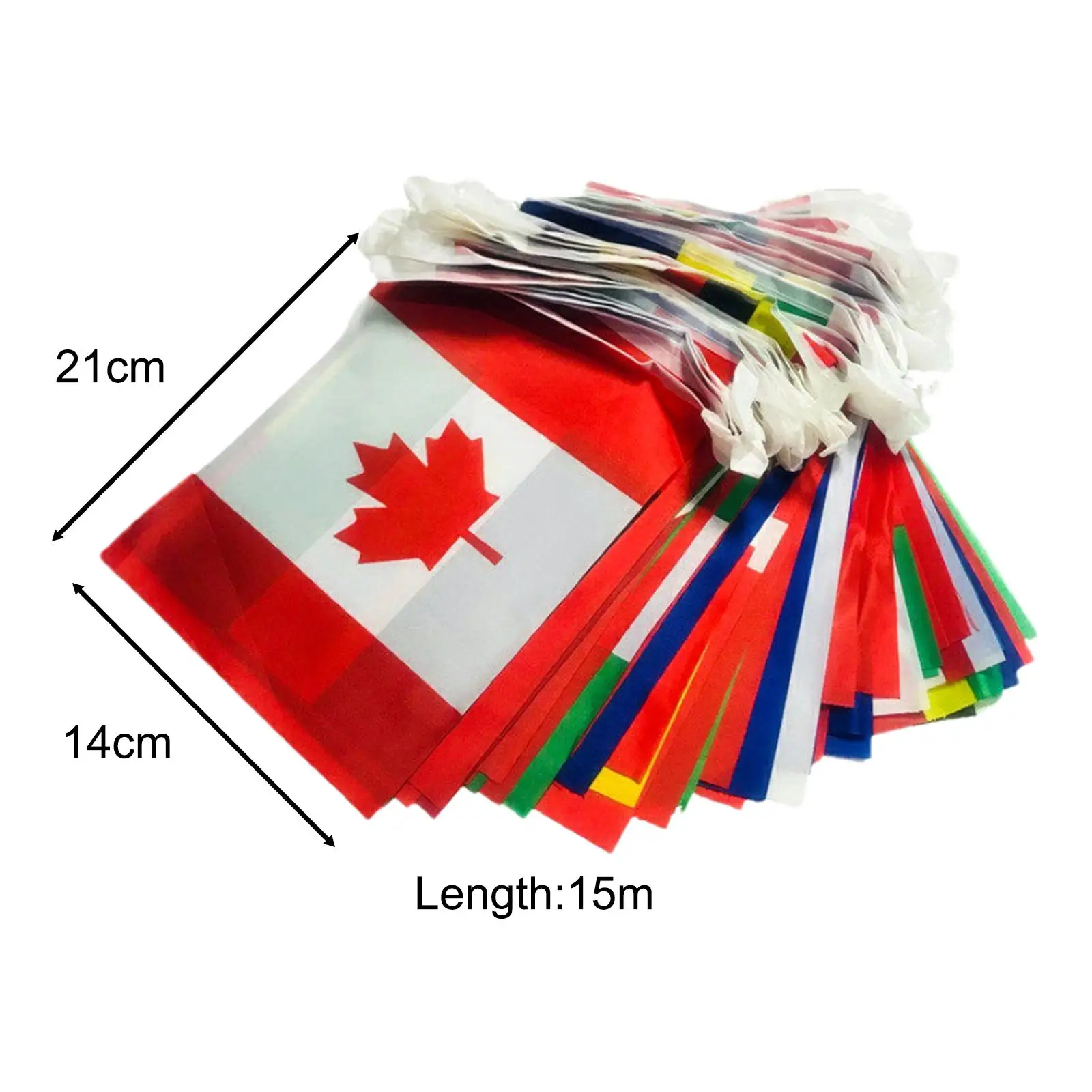 World String Flags Banner Set Small Mini National Bunting Flags World Flags for Indoor Bar Garden Party Decorations Sports Clubs
