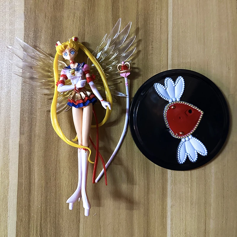 Anime akcesoria do ciastko księżycowe wiecznego żeglarza Tsukino Usagi figurki do dekoracji samochodu figurki kolekcja lalek zabawki modele prezenty