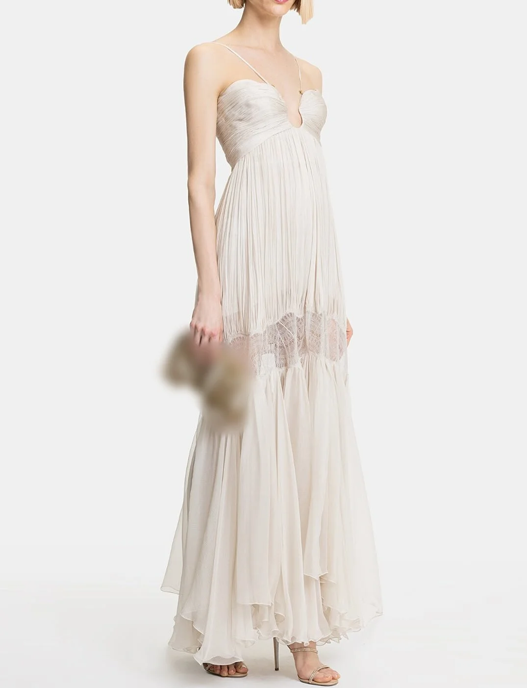 Customized Classic Exquisite Chiffon Pleat A-line Off-the-shoulder Midi Dresses Bespoke Occasion Formal