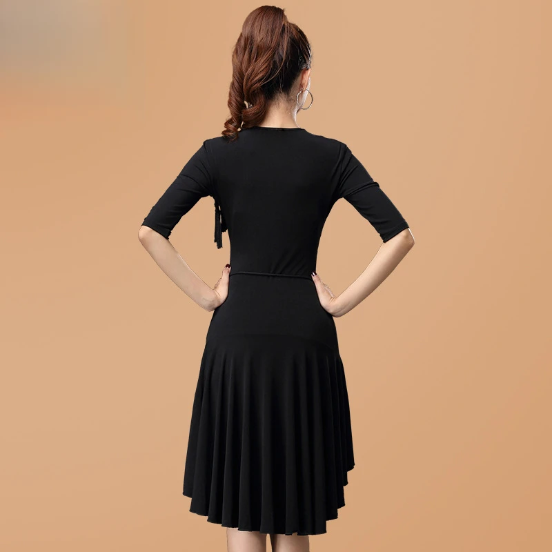 라틴 댄스 드레스 여성용 성인 라틴 댄스 스커트 드레스 섹시 스타일 신상품 전문 무대 공연용