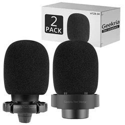 Geekria for Creators Foam Windscreen Compatible with FIFINE AmpliGame A6, A6V, A6T, A8 Microphone Antipop Foam Cover