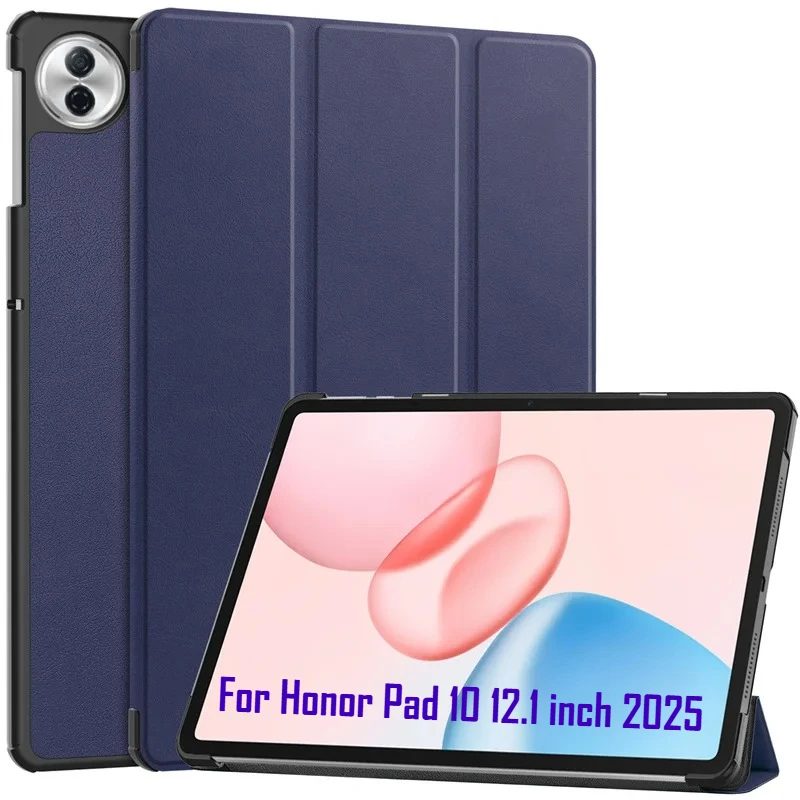 

Чехол Smart Auto Sleep/Wake для Honor Pad 10 HEY3-W00 12,1 дюйма 2025, кожаный магнитный чехол для планшета Pad 9 8 GT 11,5 Pro 13,2