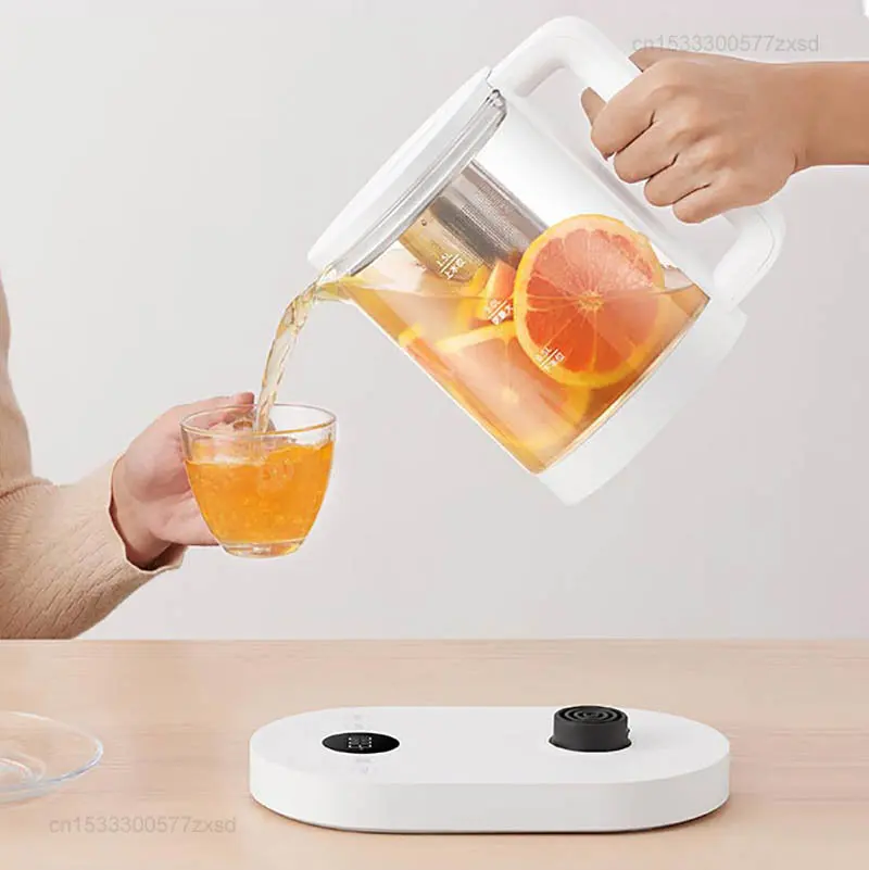 New Xiaomi Mijia Multifunctional Health Pot Home Office Thermal Kettle Home Appliances 304 Stainless Steel Glass Electric Kettle