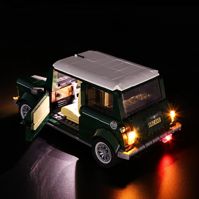 DIY LED-lichtset voor LEGO 10242 MINI Cooper MK VII (alleen LED-licht, zonder blokkenmodel)