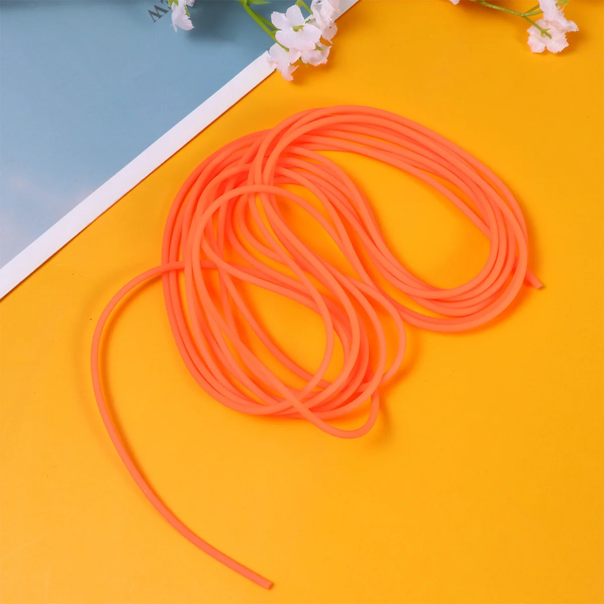 

10Pcs Silicone Rope Set Hollow Colorful Elastic Rubber Cord DIY Jewelry Making Bracelet Necklace String Beading Craft Supplies