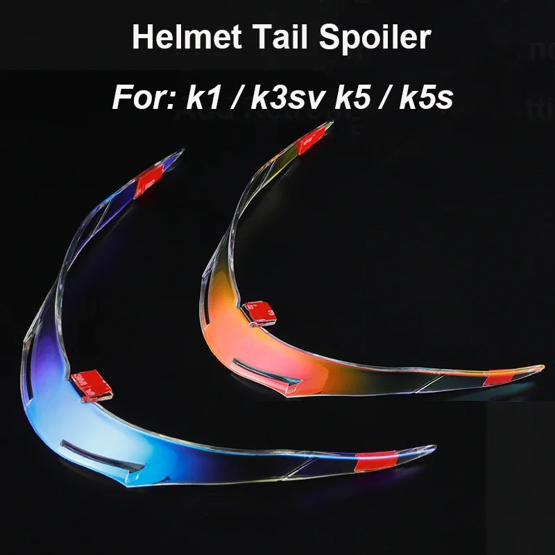 

Cascos K1 Motorcycle Helmet Tail Spoiler K1 K3SV K5S Refitting Big Tail Spoiler Universal Capacete De Moto Helmet Accessories