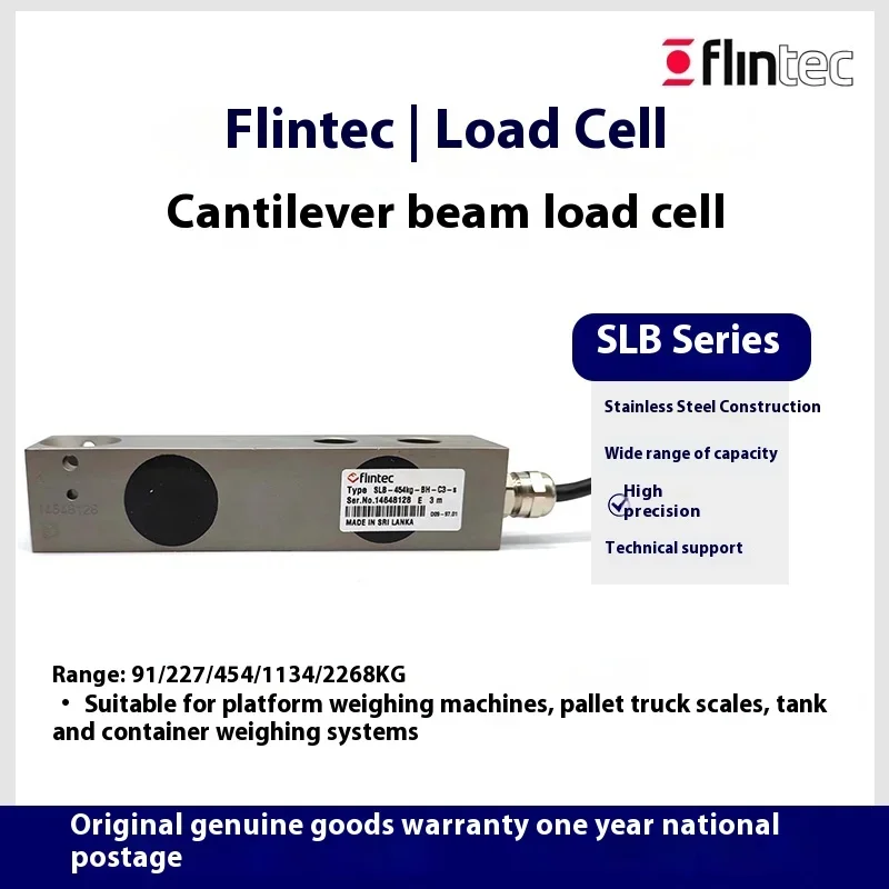 Flintech SLB-91/227/454/1134/2268KG-C3 stainless steel beam load cell