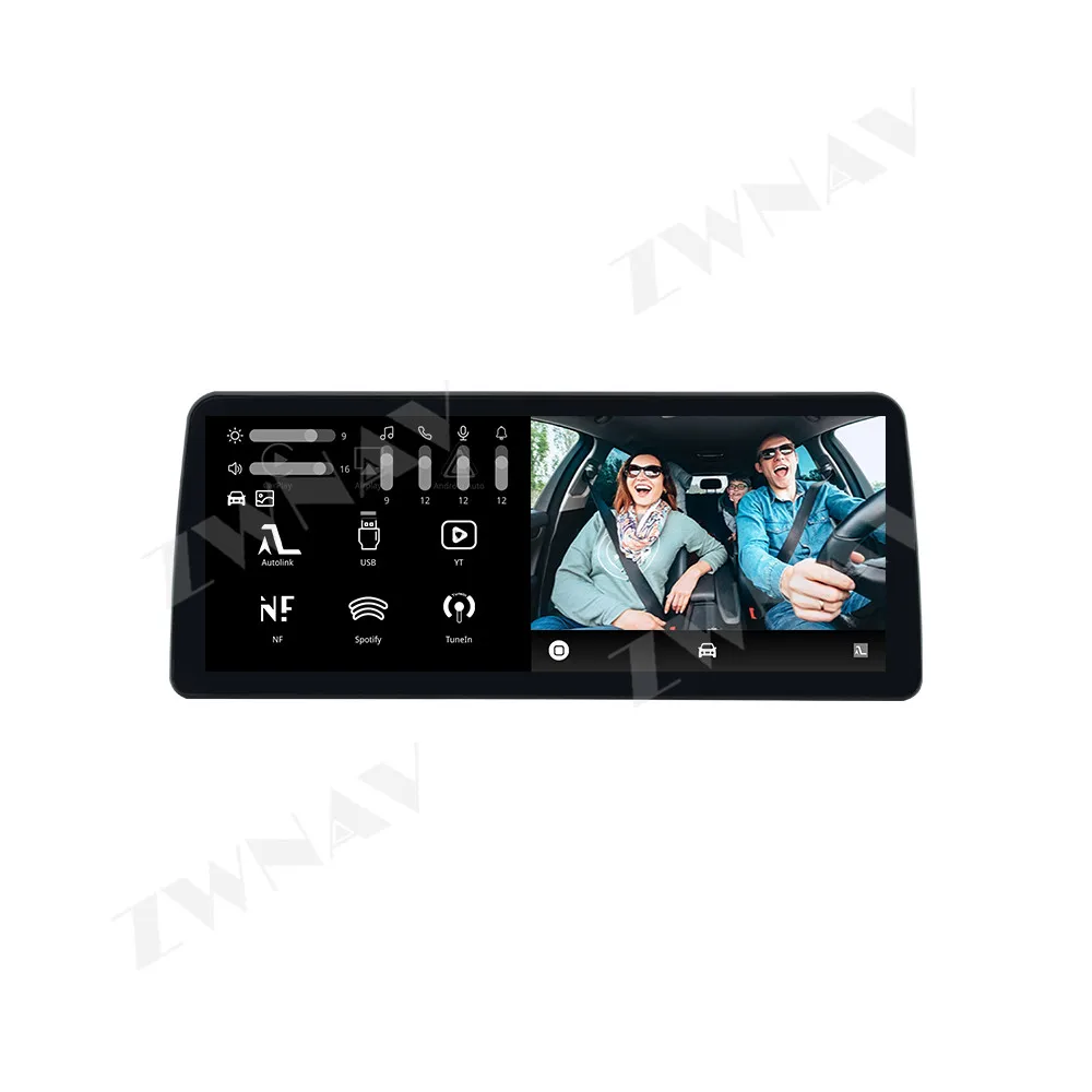 Tela IPS HD Imersiva de 12.3 polegadas para BMW X1 2014-2016, Sistema de Som Automotivo Linux com CarPlay Sem Fio, Android Auto, GPS, Áudio de Alta Resolução e Tela Dividida Inteligente.