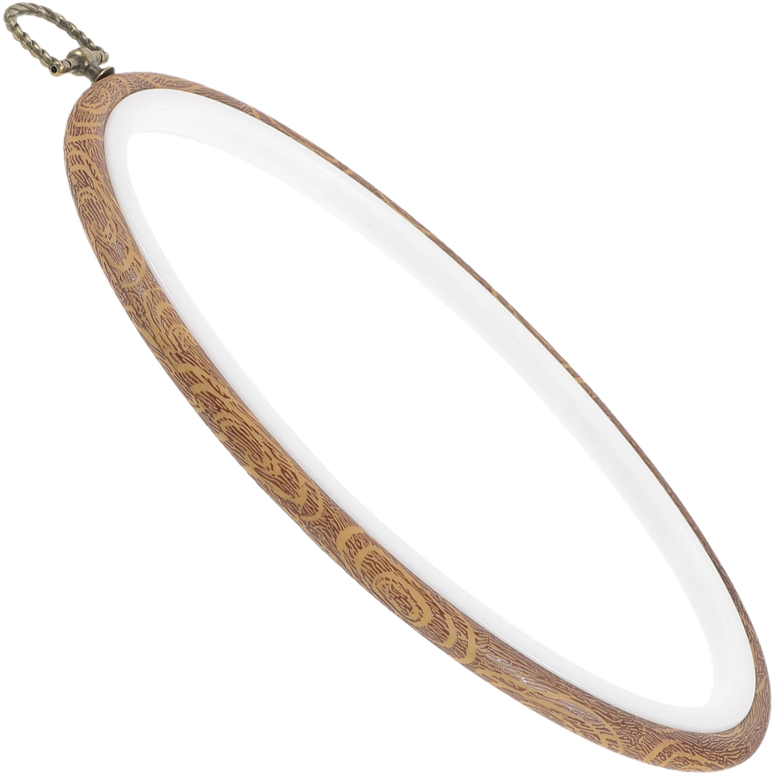 

Imitation Wood Oval Embroidery Hoop 18x25cm Cross Stitch Stretcher Craft Sewing DIY Tools Hoops Frame Ring Gifts