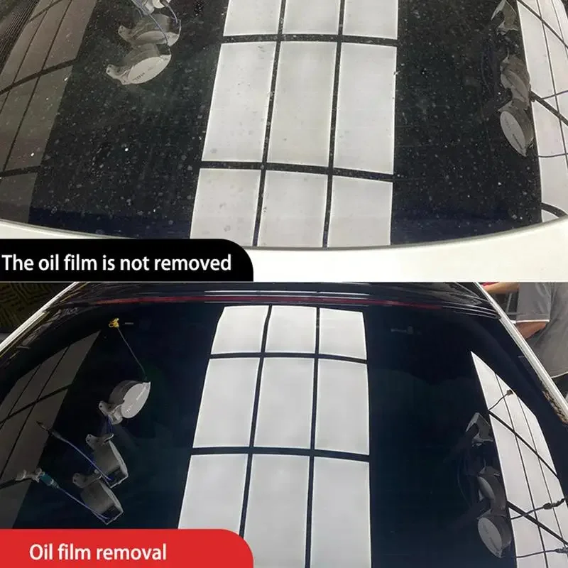 Car Glass Polish Compound Powder - Remove Scratches Water Spots Oil Film - for Windshield Windows Headlight - Non-Toxic Safe