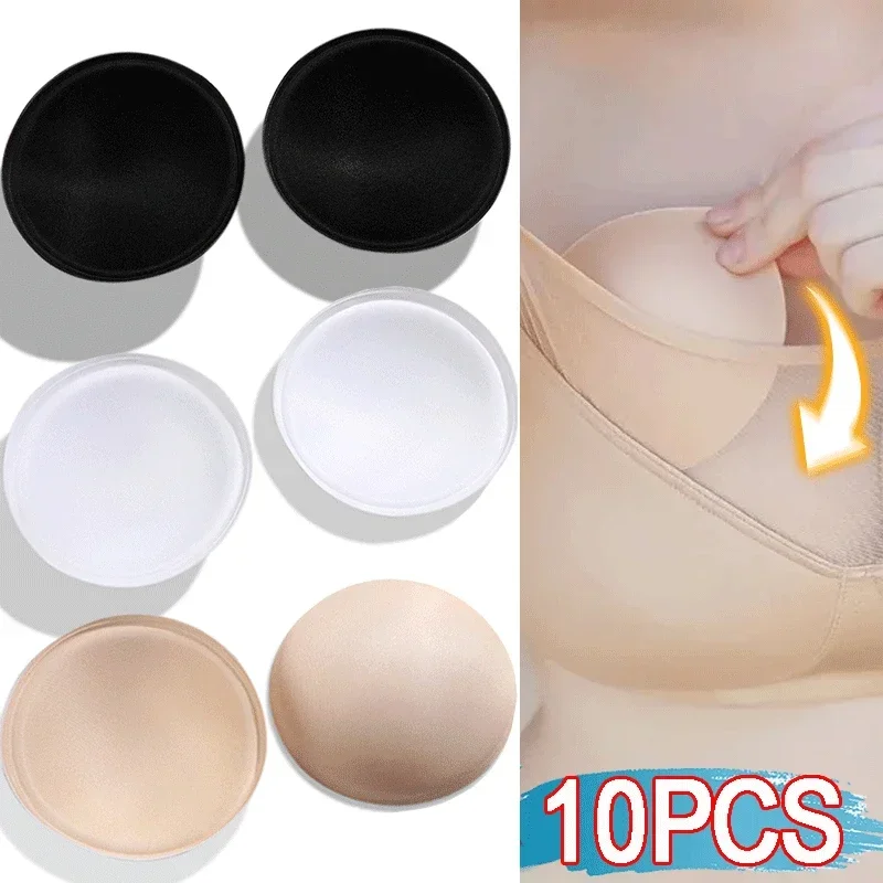 1/5 pares de nuevos accesorios íntimos para mujer, traje de baño de esponja, sujetador de realce de pecho, relleno, potenciadores de pecho, sujetador, inserto de espuma, copa para el pecho