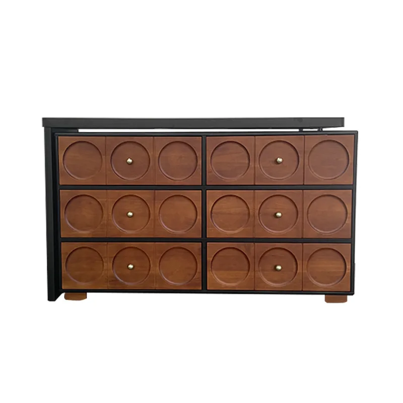 

Household new Chinese dresser chest cabinet integrated bedroom makeup table American retro makeup table