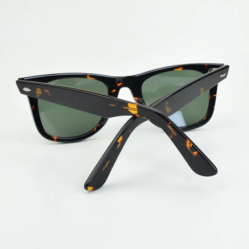 SUN Brille Classics Glaslinse Acetat Sonnenbrille Herren Y-2140 Doppelniet Design Brille Elegante weibliche quadratische UV-Sonnenbrille – Detail 8
