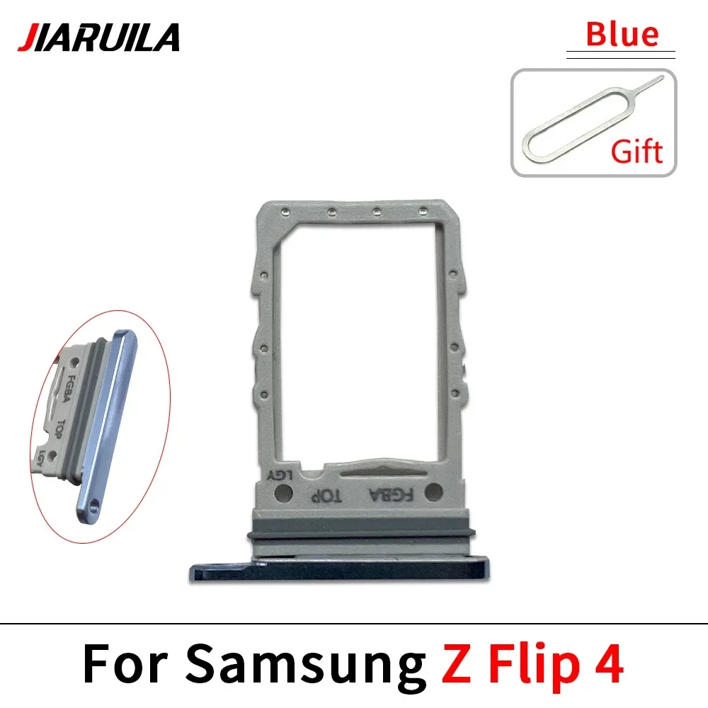 New Sim Card Tray For Samsung Z Flip 2 3 4 5 5G Chip Slot Holder Adapter Socket Micro Nano Socket Part