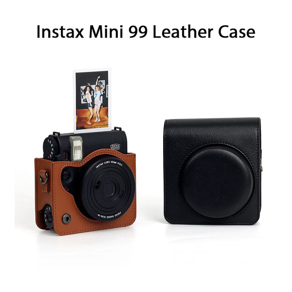 

Instax Mini 99 PU Leather Camera Case Soft Protective Case with Strap CAA49