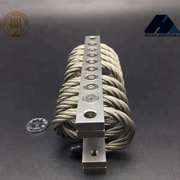 الاستشعار هوائي قاذفة محرك الفضاء مقطورة صدمة الاهتزاز العزل JGX-0648D-33A أسلاك الفولاذ المقاوم للصدأ حبل المعزل
